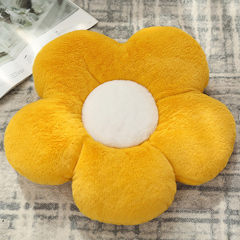 35CM Colorful Flower Cushions Pillows Toy Cartoon Soft Stuffed Dolls Mascot Birthday Xmas Gift