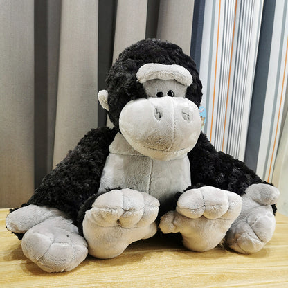 35CM Mini Chimp Baby Hug'ems Plush Toys Cuddly Soft Stuffed Wild Animals Monkey Dolls For Kids Halloween Gifts Home Decor