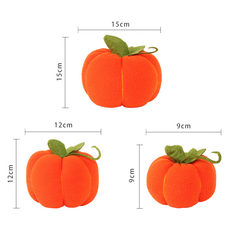 3Pces 15CM Halloween Pumpkin Plush Toys Soft Stuffed Dolls Mascot Birthday Xmas Gift Home Decor