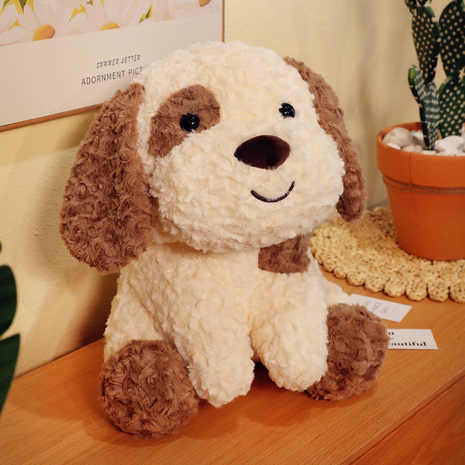 45CM Cute Dog Soft Stuffed Kawaii Animal Dolls For Kids Baby Mascot Birthday Xmas Gifts Home Decor