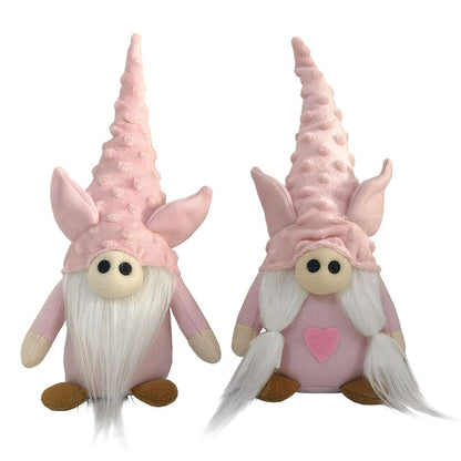 2PCS 32CM Halloween Pink The Gnome Figurine Dolls Toy Xmas Gifts Mascot Festival Home Decor