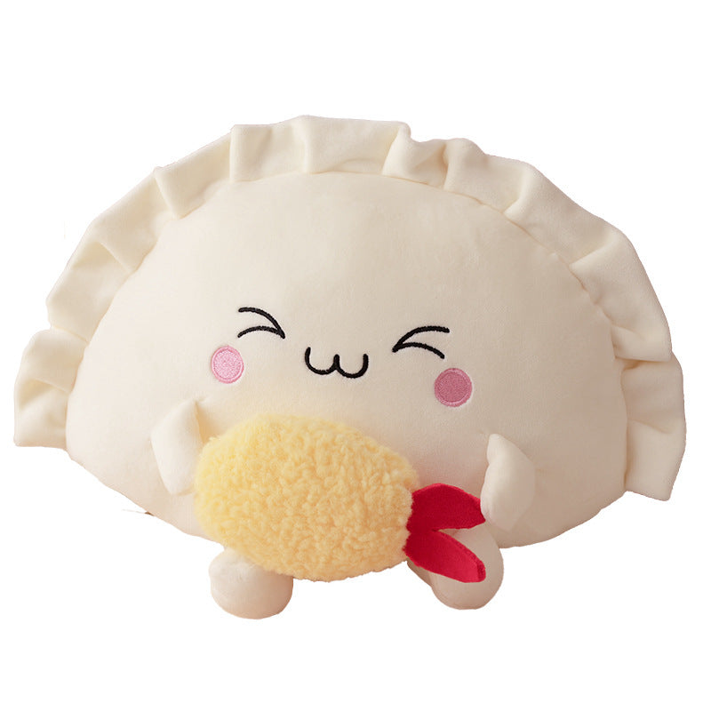 35CM Dumpling Dolls Plush Toy Keychain Stuffed Spring Festival Food Dolls For Kids Chinese New Year Gift