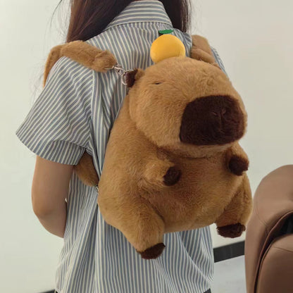 30CM Capybara Shoulder Bags Crossbody Bag Backpack School Bags Stuffed Animal Plush Toy Dolls Gift