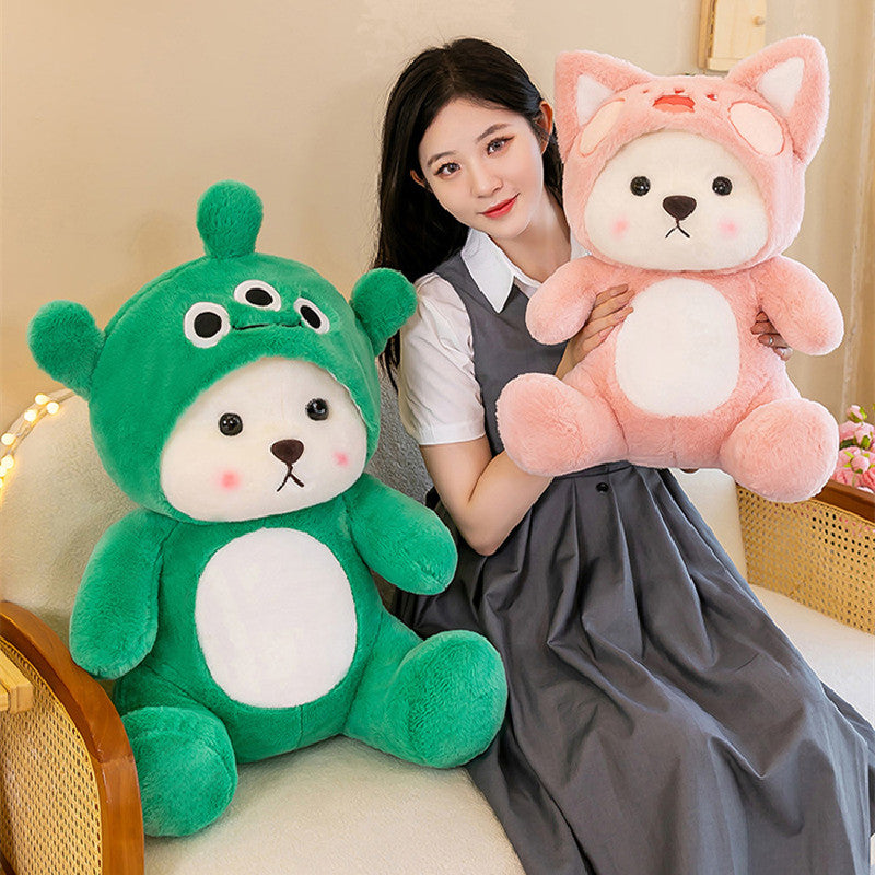 65CM Cartoon Cosplay Bear Plush Toys Soft Stuffed Animal Dolls Mascot Birthday Gifts Xmas Decor