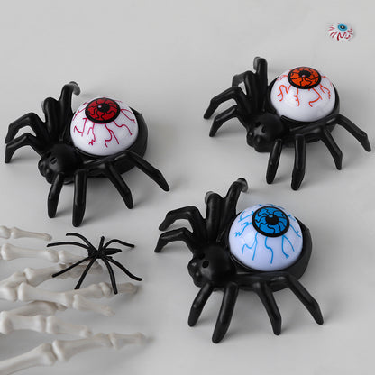 12Pcs Spider Chandelier Tea Lights Novelty Flameless LED Lights Chandelier Candle Holder Halloween Party Table Spooky Home Decor