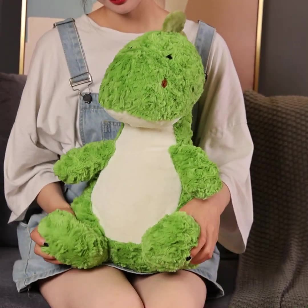 48CM Sitting Dinosaur Soft Stuffed Animal Dolls Plush Toys Mascot Birthday Xmas Gifts Halloween Decor