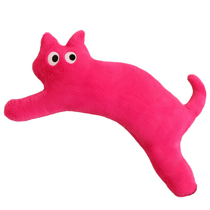 100CM Colorful Long Cat Pillow Kawaii Plush Toys Stuffed Animals Soft Doll Xmas Gifts