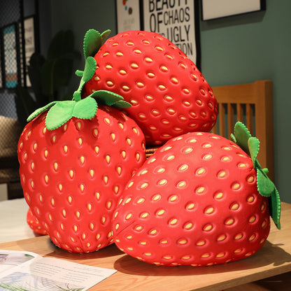 35CM Simulation Strawberry Stuffed Doll Fruit Plush Toy Soft Gift For Kids Chidren Home Decor