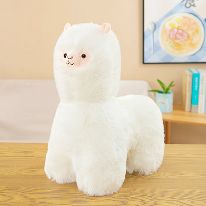 60CM Alpaca Pillow Plush Toy Soft Llama Stuffed Animal Sheep Dolls Birthday Gift For Kids Baby Mascot Halloween Xmas Gifts