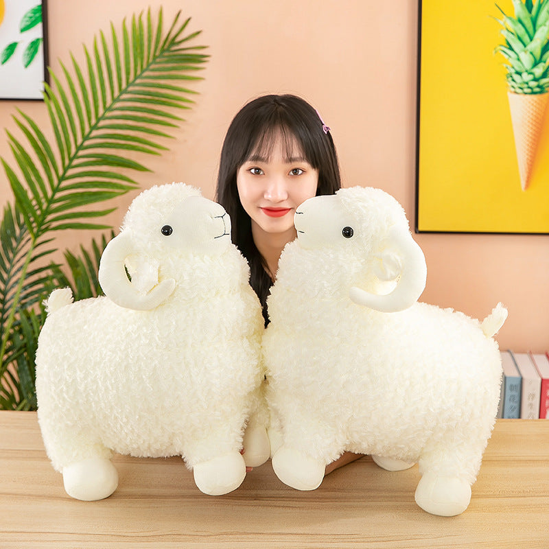 35CM Cute Sheep Plush Toys Stuffed Alpaca Animal Dolls For Kids Children Birthday Xmas Gift