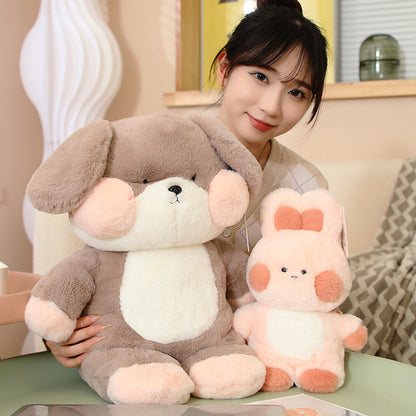 50CM Kawaii Pet Cat Dog Rabbit Bear Frog Soft Stuffed Dolls Animals Plush Toys Birthday For Kids Xmas Gift Home Decor