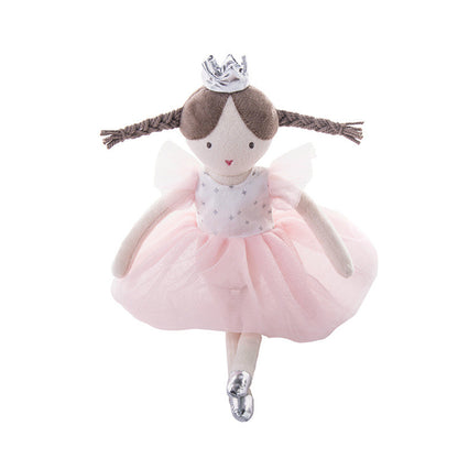 34CM Pink Ballerina Doll Plush Toys Stuffed Dolls For Kids Girls Friends Birthday Xmas Valentine's Day Gift Rag Dolls