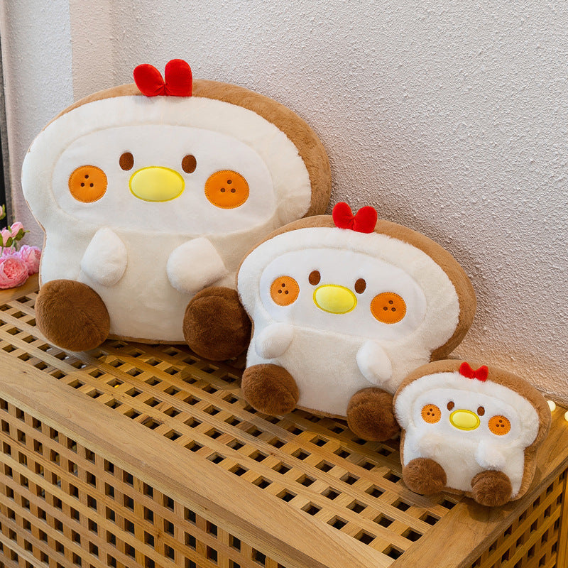 45CM Cute Bread Dolls Soft Food Creative Simulation Smiley Cookies Plush Toy Stuffed Birthday Gift For Kids Xmas Valentine's Day Gift