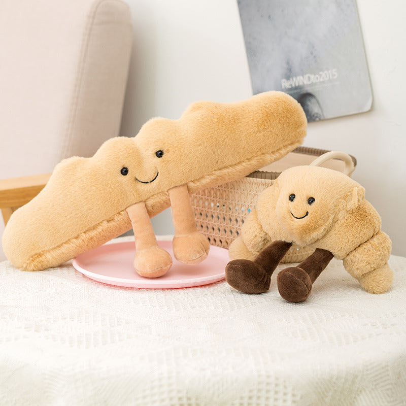 18CM Kawaii Bread Dolls Soft Food Plush Toy Stuffed Birthday Gift For Kids Xmas Mascot Kitchen Decor