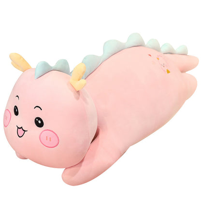 100CM Cute Fat Dragon Large Dinosaur Pillow Soft Stuffed Animal Dolls Plush Toys Mascot Birthday Xmas Gifts
