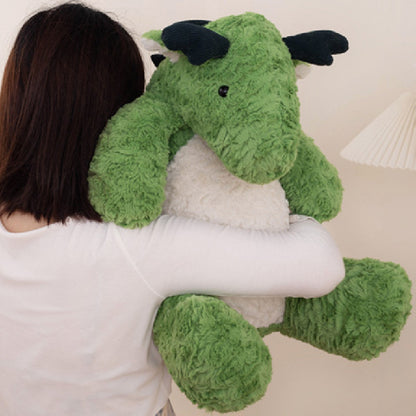 50CM Green Dinosaur Soft Stuffed Animal Dolls Plush Toys Mascot Birthday Xmas Gifts For Kids Home Decor