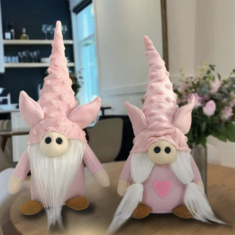 2PCS 32CM Halloween Pink The Gnome Figurine Dolls Toy Xmas Gifts Mascot Festival Home Decor