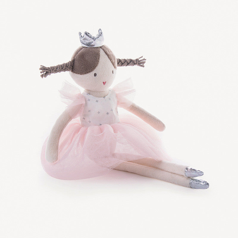 34CM Pink Ballerina Doll Plush Toys Stuffed Dolls For Kids Girls Friends Birthday Xmas Valentine's Day Gift Rag Dolls