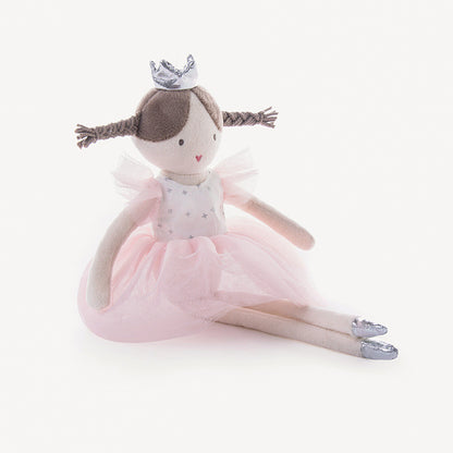 34CM Pink Ballerina Doll Plush Toys Stuffed Dolls For Kids Girls Friends Birthday Xmas Valentine's Day Gift Rag Dolls