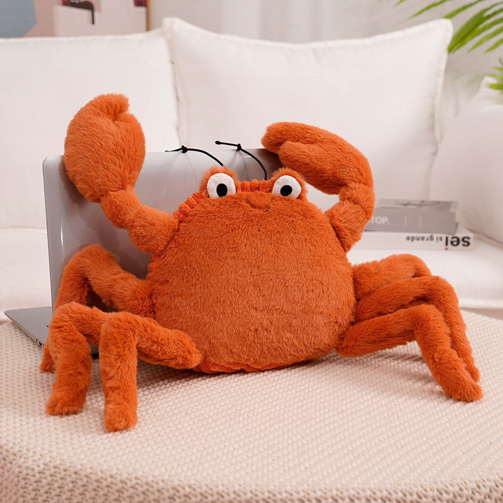 60CM Lobster Crab Soft Stuffed Animal Plush Dolls Toy Kawaii Pillow Plushies Room Decor Ocean Life Gift For Kids