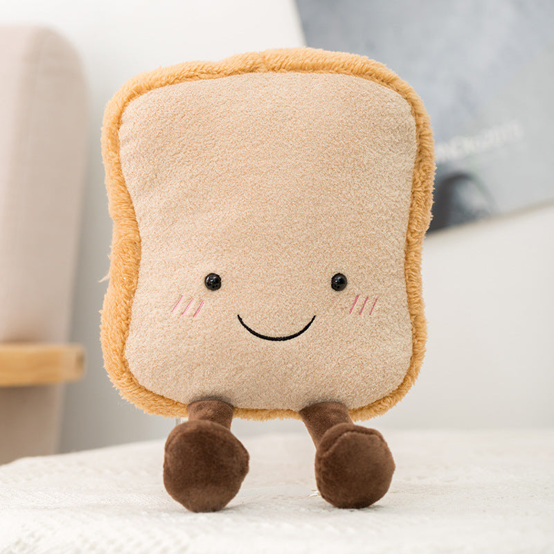 18CM Kawaii Bread Dolls Soft Food Plush Toy Stuffed Birthday Gift For Kids Xmas Mascot Kitchen Decor