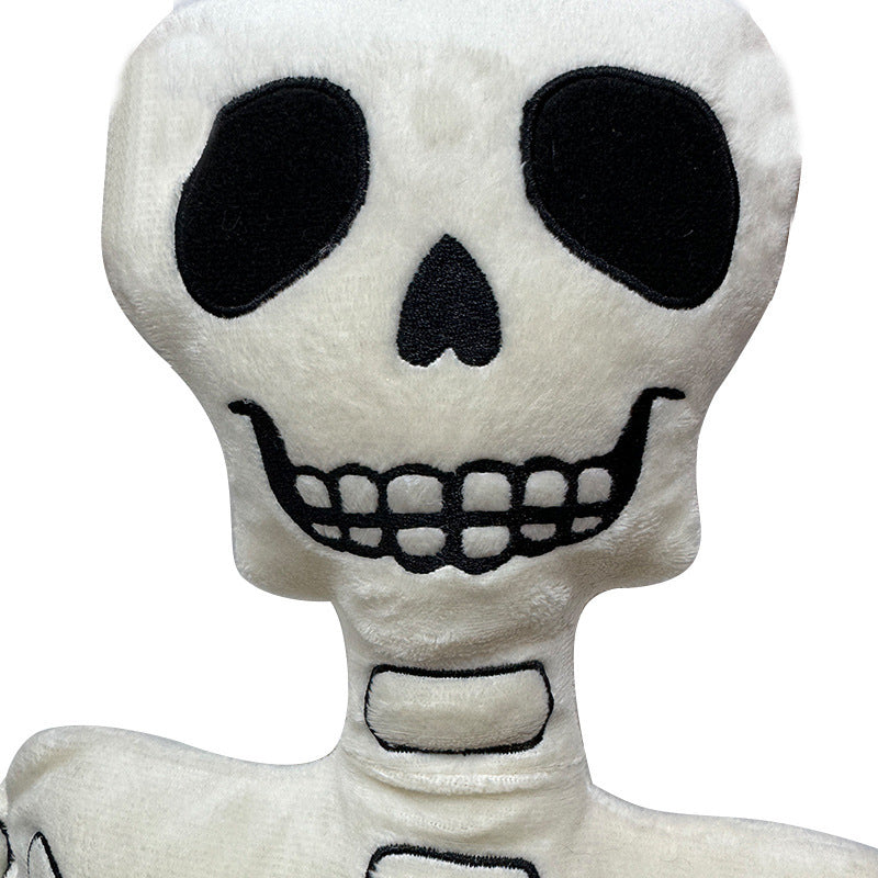 110CM Skeleton Dolls Skull Cosplay Plush Toys Cartoon Soft Stuffed Dolls Mascot Xmas Gift Halloween Decor