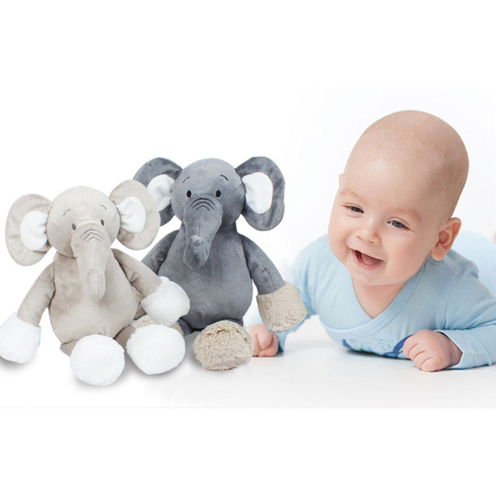 38CM Cuddly Elephant Plush Toys Soft Stuffed Animals Dolls For Baby Kids Mascot Birthday Xmas Valentine's Day Gift