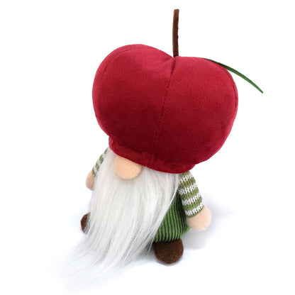 2PCS 17CM Halloween Apple The Gnome Figurine Dolls Toy Xmas Gifts Mascot Festival Home Decor