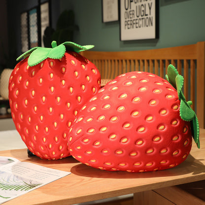 35CM Simulation Strawberry Stuffed Doll Fruit Plush Toy Soft Gift For Kids Chidren Home Decor