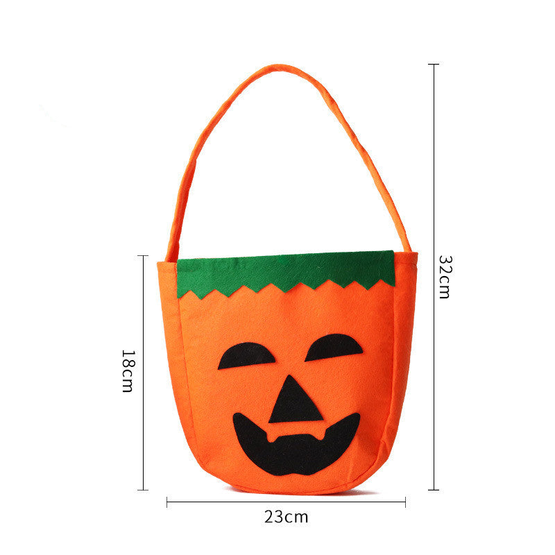 10 Pcs Pumpkin Bags Tote Bags Candy Bags For Adult Kids Halloween Accessory Props