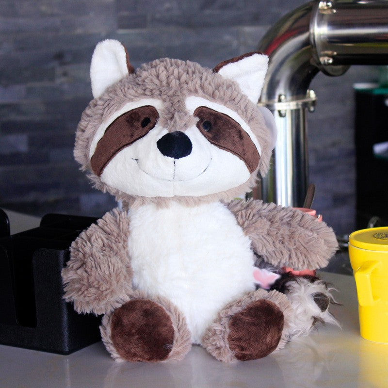 50CM Gray Raccoon Plush Toys Soft Stuffed Animals Dolls For Kids Birthday Xmas Gifts Home Decor