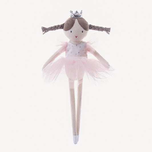 34CM Pink Ballerina Doll Plush Toys Stuffed Dolls For Kids Girls Friends Birthday Xmas Valentine's Day Gift Rag Dolls