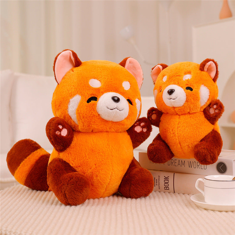 60CM Raccoon Red Bear Pillow Animals Dolls Soft Toy Birthday Gift For Kids Baby Mascot Xmas Gifts