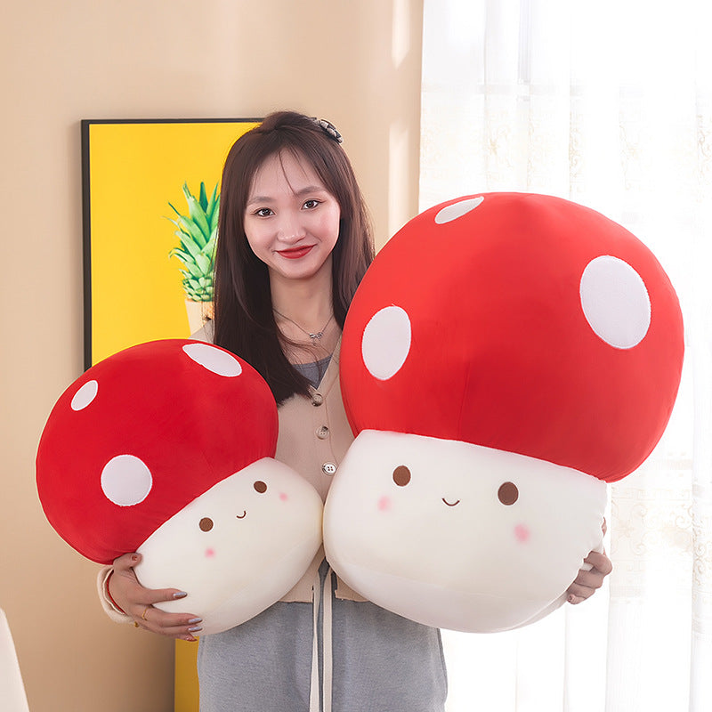 60CM Cute Mushroom Plush Kawaii Stuffed Plants Doll Plush Toy Soft Pillow Birthday Gift For Kids Baby Mascot Halloween Xmas Gifts