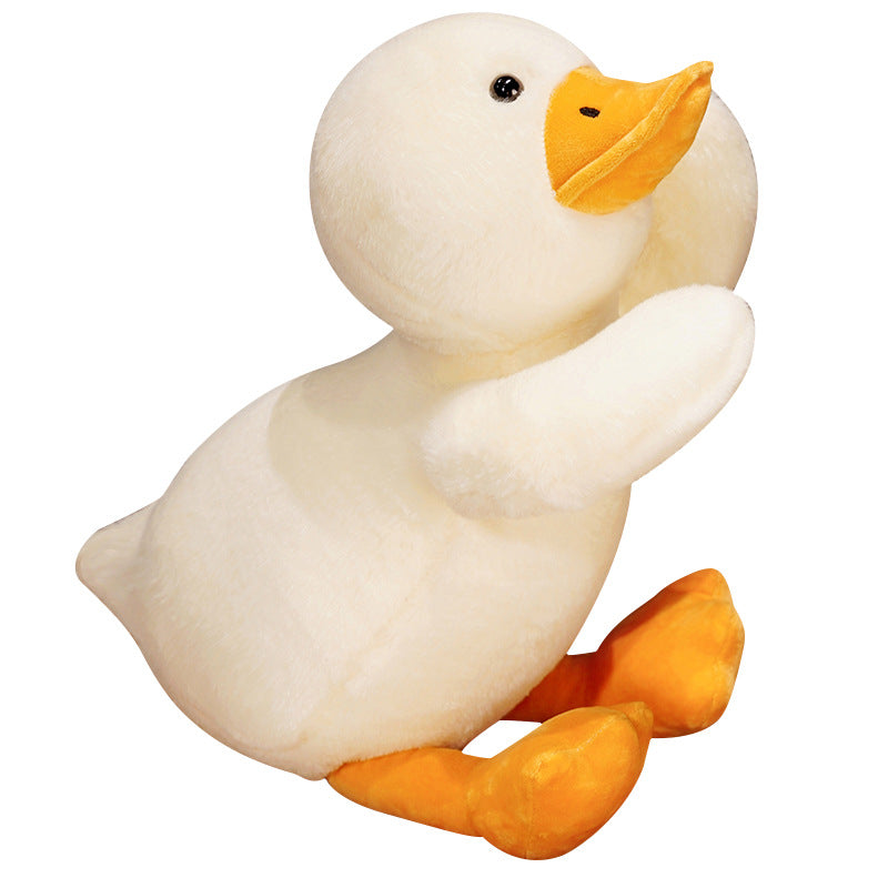 100CM Cute White Duck Pillow Plush Toys Cartoon Soft Stuffed Animal Dolls Bag Mascot Birthday Xmas Gift