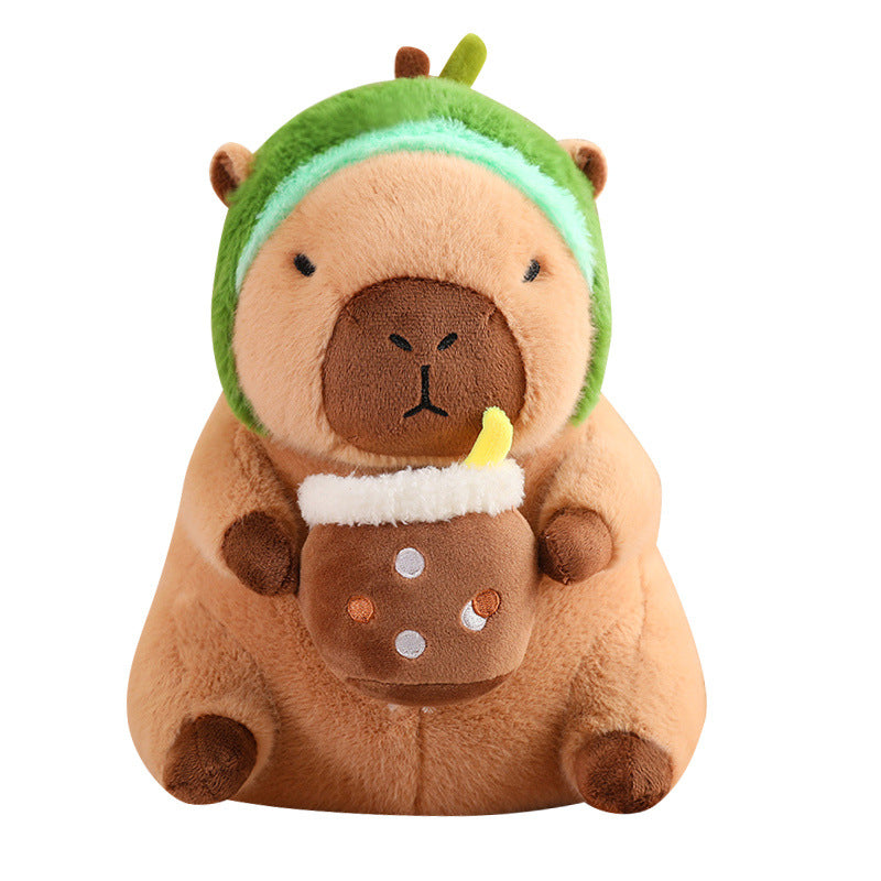 35CM Bread Flowers Avocado Capybara Stuffed Animal Plush Toy Dolls Gift For Kids Baby Mascot Xmas Gifts