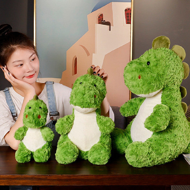 48CM Sitting Dinosaur Soft Stuffed Animal Dolls Plush Toys Mascot Birthday Xmas Gifts Halloween Decor