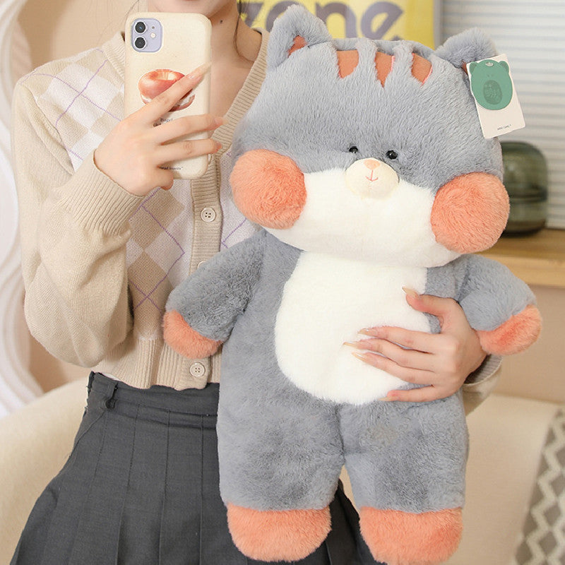 50CM Kawaii Pet Cat Dog Rabbit Bear Frog Soft Stuffed Dolls Animals Plush Toys Birthday For Kids Xmas Gift Home Decor