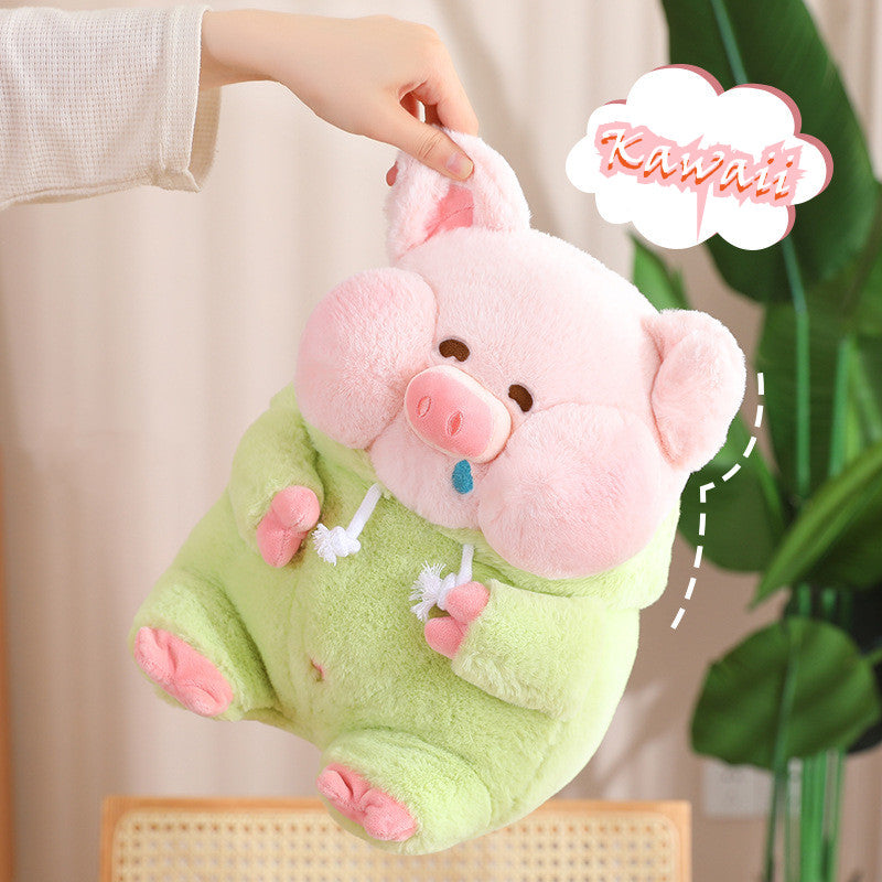 40CM Soft Green Fat Pig Stuffed Cute Animals Dolls Kawaii Toy Gift For Kids Baby Mascot Xmas Gifts