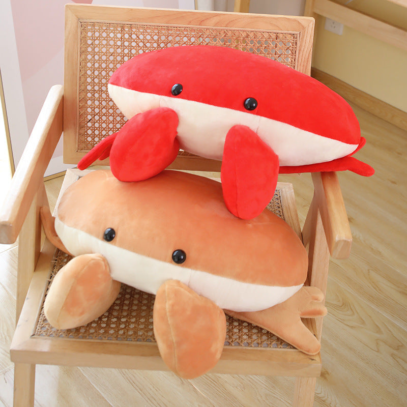 50CM Bread Crab Soft Ocean Animals Dolls Cat Plush Stuffed Toy Mascot Birthday Xmas Gift Home Decor