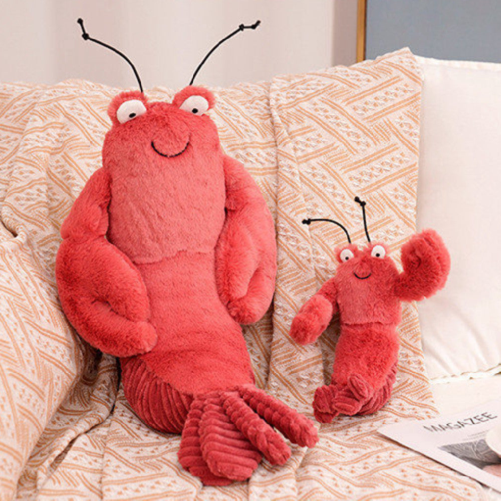 60CM Lobster Crab Soft Stuffed Animal Plush Dolls Toy Kawaii Pillow Plushies Room Decor Ocean Life Gift For Kids