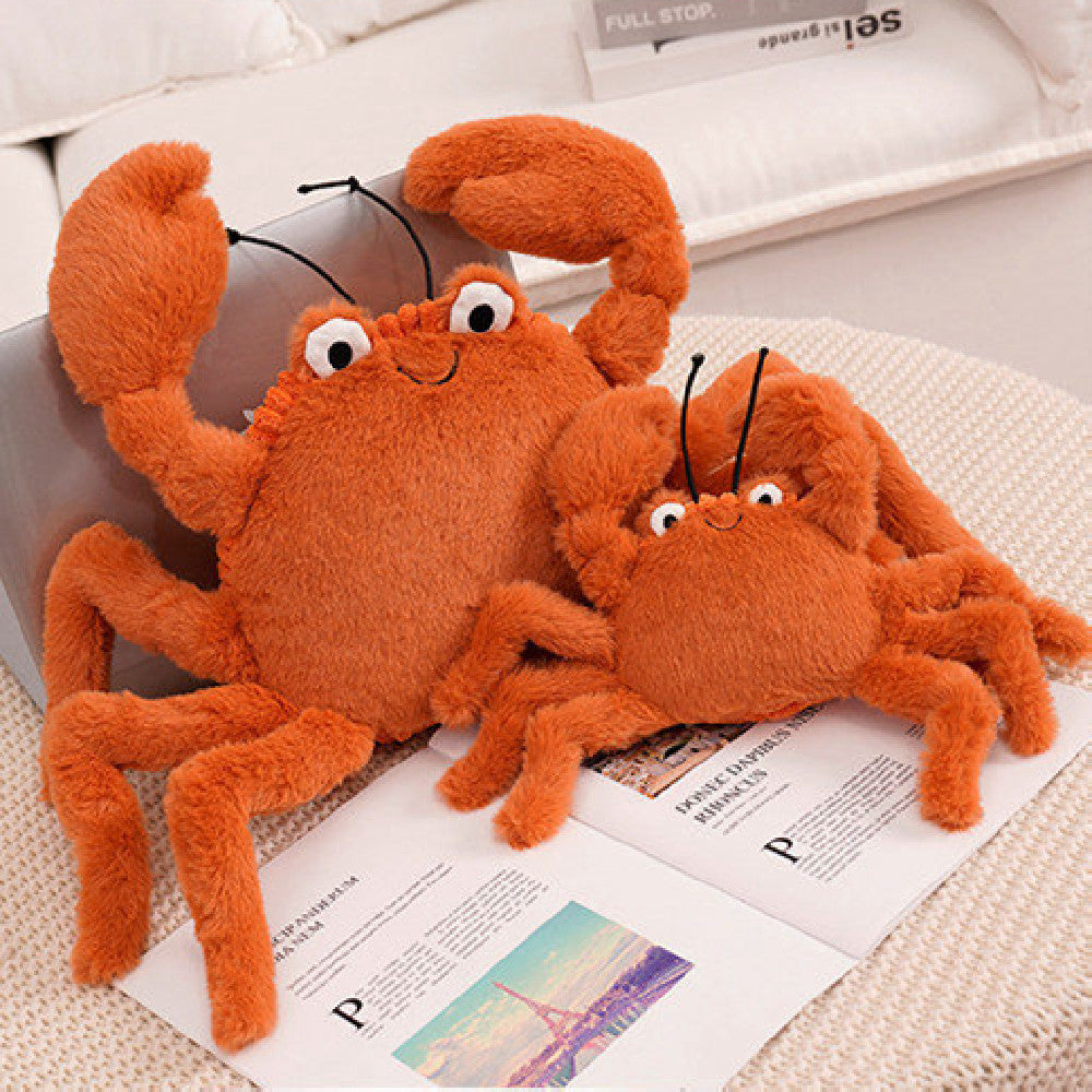 60CM Lobster Crab Soft Stuffed Animal Plush Dolls Toy Kawaii Pillow Plushies Room Decor Ocean Life Gift For Kids