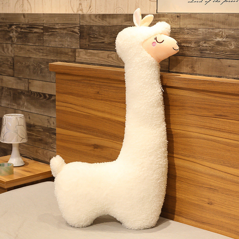 130CM Alpaca Pillow Plush Toys Cartoon Sheep Soft Stuffed Animal Dolls Mascot Birthday Xmas Gift Sleep Pillow