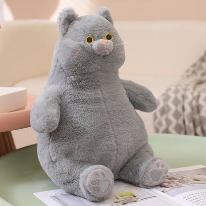 80CM Fat Rabbit Duck Cat Super Soft Plush Pillow Toys Cartoon Stuffed Animals Dolls Mascot Kids Birthday Xmas Gift Home Decor