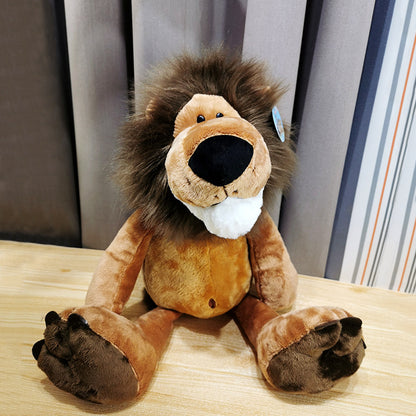 50CM Cuddly Lion Plush Toys Soft Stuffed Wild Animals Dolls Perfect Soft Snuggly Playtime Companions For Children