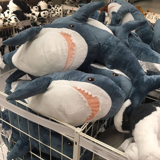 160CM Shark Soft Pillow Plush Stuffed Toy Ocean Animals Dolls Mascot Birthday Xmas Gift
