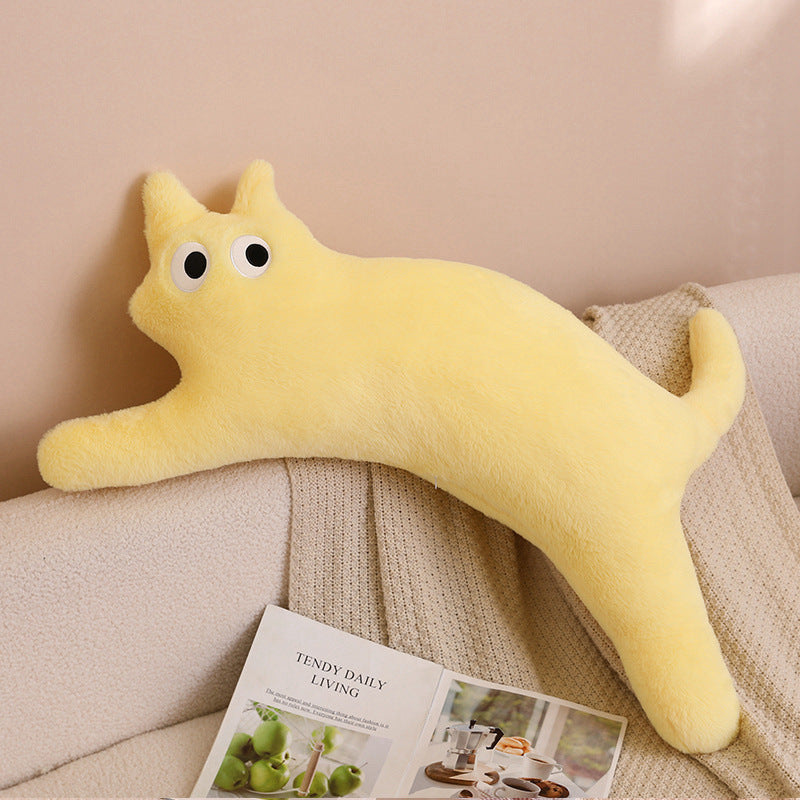 100CM Colorful Long Cat Pillow Kawaii Plush Toys Stuffed Animals Soft Doll Xmas Gifts