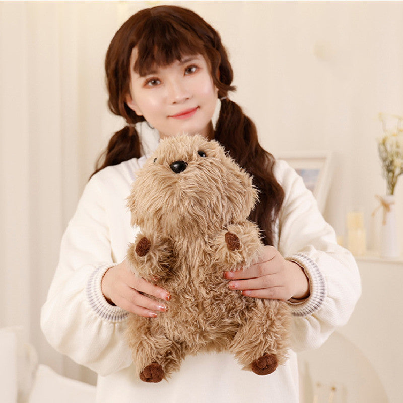 35CM Brown Sea Otter Stuffed Animal Soft Plush Dolls Toy Birthday Gift For Kids Baby Mascot Xmas Gifts Halloween Decor