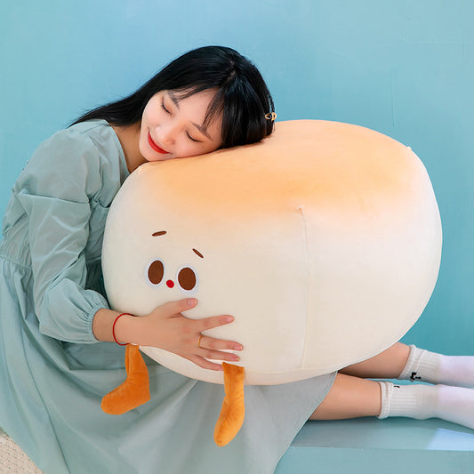 60CM Kawaii Bread Food Pillow Steamed Stuffed Bun Plush Toy Soft Stuffed Dolls Birthday Gift Mascot Xmas Gifts
