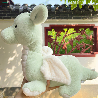 40CM 2024 Mascot Dragon Dinosaur Soft Stuffed Animal Dolls Plush Toys Mascot Birthday Xmas New Year Gifts